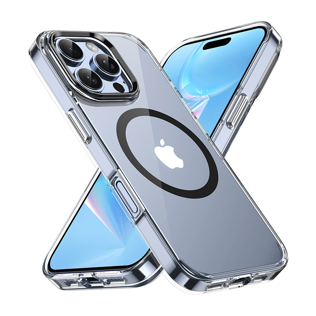 Premium Anti Yellow Magnetic Transparent Crystal clear PC Phone case for iphone 16 Pro Max case