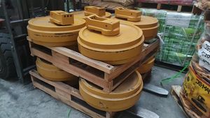 Groothandel voorste loopwiel graafmachine onderwagen onderdelen loopwiel 35Mnb gesmeed graafmachine loopwiel - Product Image 3