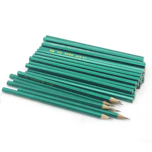 Оптовая продажа, стандартные овальные деревянные карандаши, OEM, логотип, Джамбо, плотник, карандаш, плоский свинцовый карандаш