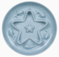 Bestcera - Gamelle en céramique anti-étouffement pour animaux de compagnie, pour une alimentation lente, plaque à lécher, gamelle pour animaux, gamelle pour chat résistante aux chutes, gamelle pour chat à alimentation lente