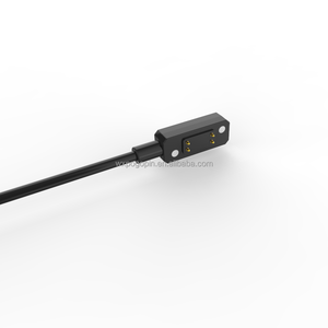 Nguồn nhà máy tùy chỉnh 4pin từ dữ liệu cáp Walkie-Talkie từ tính sạc cáp POGO Pin sạc từ tính - Product Image 4