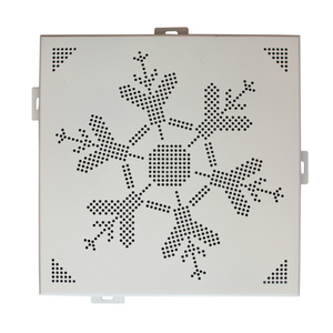 Laser cắt trang trí nhôm mặt tiền Bảng điều khiển tường tấm ốp kim loại chế tạo sản phẩm - Product Image 2