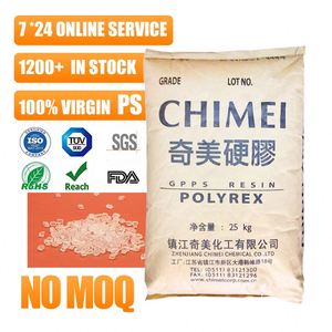 SY Food Grade HIPS/GPPS Polystyrene <b>Pellets</b> PS Granules <b>Plastic</b> Raw Materials for Toys & Food Package Molding Grade 525 - Product Image 1