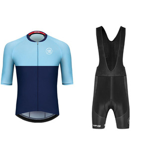 Ensemble maillot et short de cyclisme KAPVOE pour homme, respirant, en polyester, pour l'été, équipement de cyclisme sur route - Product Image 5