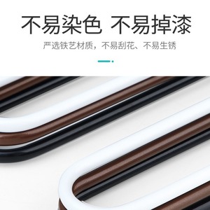 Multi Layer Trouser Hanger Space Saving Clothes Organizer Hook Type PP Material Rectangle Shape For Wardrobe Storage - Product Image 5