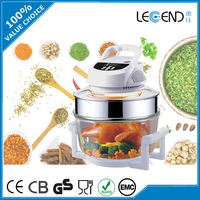 Four Halogène Multifonction 12L avec Friteuse à Air, Rôtissage, Cuisson, Grill, Vapeur, Décongélation, Cuisson Saine Sans Huile, Facile à Nettoyer, Appareil de Cuisine
