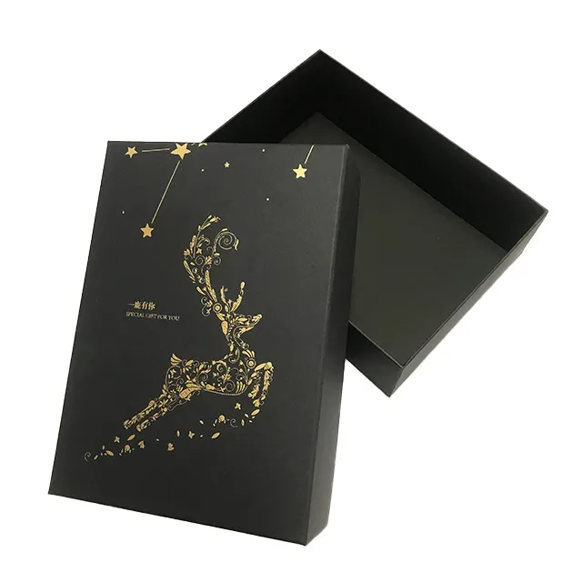 Boîte de base en carton rigide dur imprimé avec logo en feuille d'or de luxe avec couvercle boîtes d'emballage en carton pour cosmétiques