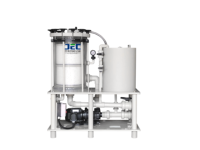 Filtre chimique, équipement en matériau PP, moteur AC, pompe anti-acide, machine de filtration de liquides industrielle 10000L, 220V/380V