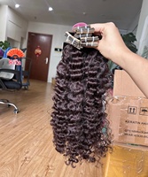Extensions de cheveux humains bruts non traités, boucles bohèmes, cheveux à tresser, cheveux indiens vierges en vrac, ondulations profondes, boucles birmanes, boucles indiennes brutes
