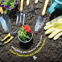 Ensemble d'outils de jardin avec pulvérisateur, intérieur et extérieur, kit complet d'outils de jardin avec sac et gants, ensemble d'outils de jardinage