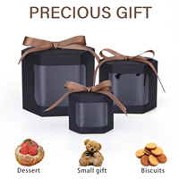 Boîte pliante en papier kraft recyclé, emballage alimentaire pour traiteur, accessoires pour gâteaux, bougies, logo personnalisé, support de commande par lots mixtes