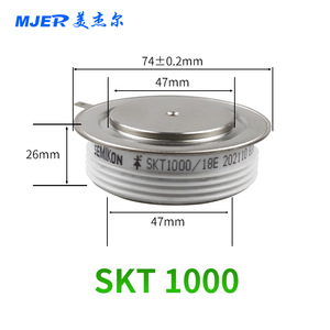 Producto Semiconductor <span class=keywords><strong>de</strong></span> Tiristor Eficiente en Cápsula SKT1000, Rectificador <span class=keywords><strong>de</strong></span> Panel Plano Controlado por <span class=keywords><strong>Silicio</strong></span> <span class=keywords><strong>SCR</strong></span> SKT1000 - Product Image 1