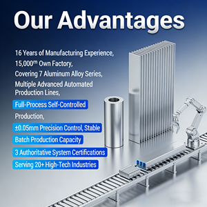 Batang Aluminium Bulat Kustom 6061 6063 7075 T6 Paduan Ekstrusi Panas 5mm 8mm 10mm 20mm dan Batang/Asli Aluminium Lainnya - Product Image 6