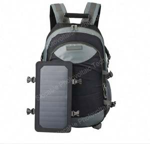 Free Sample Slocable <b>Battery</b> Powered Backpack <b>Vacuum</b> <b>Cleaner</b> Solar Backpack With 6.5 W Solar Panel - Product Image 4