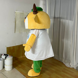 Haute qualité Logo personnalisé en <span class=keywords><strong>peluche</strong></span> <span class=keywords><strong>docteur</strong></span> mascotte Costume adultes vache personnage de dessin animé Commercial Halloween Costume pour la Promotion - Product Image 4
