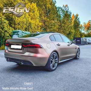 EM021, película de vinilo de revestimiento para coche de oro rosa metálico mate, autocuración, antiarañazos, a prueba de UV, que cambia de Color, decoración Exterior de carrocería - Product Image 3