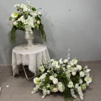 J-FB168 Boule de fleurs artificielles en gros 60cm, boule de fleurs sauvages colorées pour mariage, grand centre de table floral pour mariage