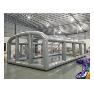 Tienda de cúpula transparente de PVC grande personalizada, tienda de piscina inflable portátil hermética, cubierta de piscina inflable transparente, casa de burbujas - Product Image 1