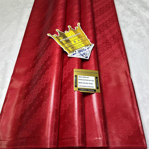 En Gros 100% Coton Super Magnum Or XXL Tissu Brodé Bazin Riche Haute Qualité Brillant Bazin Riche Matière Peignée Tissée - Product Image 1