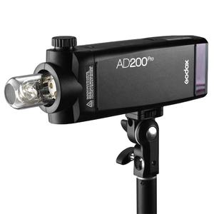 Flash de poche Godox AD200Pro pour extérieur, TTL 2.4G, 1/8000 HSS, recyclage 0.01-1.8s, 200Ws, avec batterie 2900mAh - Product Image 4