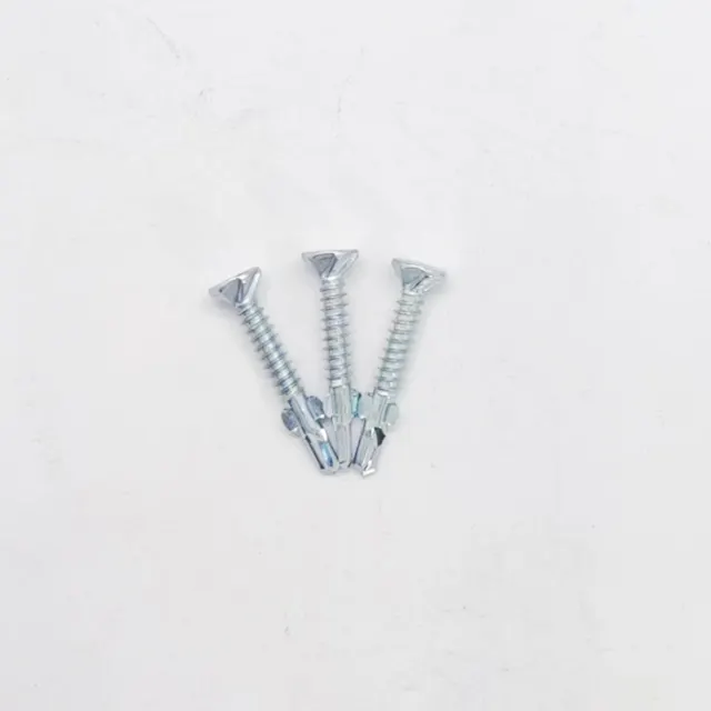 Hot selling flat head cross head self drilling screws with wing