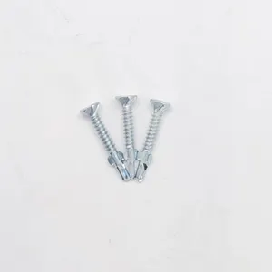 Hot Selling Flat Head Cross Head Self Drilling Screws With Wing