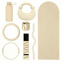 Tapis de yoga en silicone antidérapant écologique avec logo personnalisé en usine, accessoires de fitness pour la maison et la salle de sport, haltères et bandes de résistance
