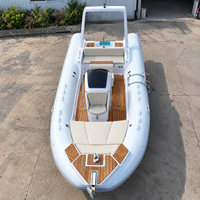 Fabricant de bateaux pneumatiques Hypalon OEM RIB-600B, fabricant de bateaux pneumatiques RIB, bateau d'accompagnement pour yacht