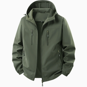 El nuevo abrigo de primavera y otoño para hombre, una chaqueta de trabajo con múltiples bolsillos para personas de mediana edad y jóvenes, es informal y holgado. - Product Image 6
