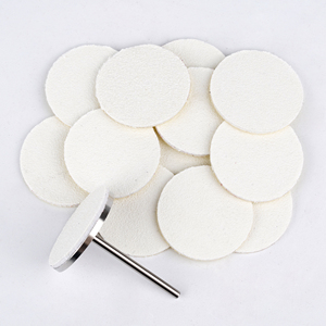 Disco de papel de lija Podo redondo reemplazable, 50 Uds., 15mm, 20mm, 25mM, disco de lija blanco para Lima de pie de pedicura - Product Image 1