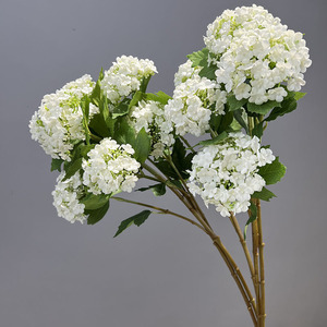 Ramo Decorativo <span class=keywords><strong>de</strong></span> Hortensias Artificiales para Decoración <span class=keywords><strong>de</strong></span> Oficina, Jardín y Hogar, Flores Artificiales <span class=keywords><strong>de</strong></span> Plástico, Plantas Artificiales - Product Image 4