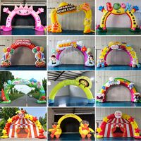 Arco Inflable Gigante Personalizado con Forma de Oruga de Dibujos Animados, Segmentos de Arcoíris, Certificado CE, Resistente al Agua, para Fiestas Infantiles y Entretenimiento