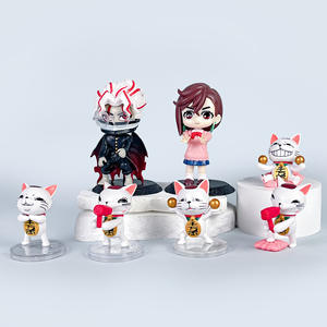 Statuetta Anime Giapponese Dandadang, Gatto Portafortuna, Figurina in PVC, Mini Action Figure Cartoon - Product Image 1