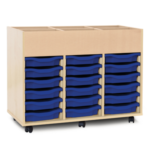 Montessori Combi Art Trolley File Organizer Bibliothèque <span class=keywords><strong>et</strong></span> mobilier de classe avec roues pour la maison <span class=keywords><strong>et</strong></span> l'école - Product Image 5