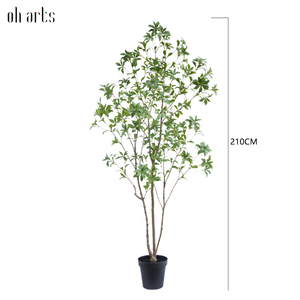OH ARTS Plantas Artificiales Grandes para Interiores/Exteriores, Caballos Verdes y Árboles de Madera Artificial, Bonsái para Bodas y Fiestas - Product Image 6