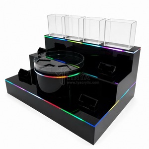 Exhibidor Giratorio <span class=keywords><strong>de</strong></span> Tarjetas Coleccionables con Iluminación LED, Acrílico, Multi-Estilo, Personalizado, Venta al Por Mayor <span class=keywords><strong>de</strong></span> Fábrica TINYA - Product Image 5