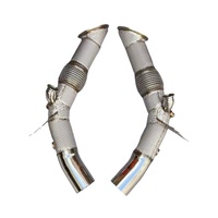 Performa Set lengkap Downpipe kembali Titanium Valvetronic knalpot Catback sistem untuk Ferrari knalpot SF90