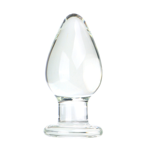 منتجات جنسية جديدة للبالغين 5 قطر زجاج شفاف سدادة شرجية كبيرة للاستمناء المثير - Product Image 5