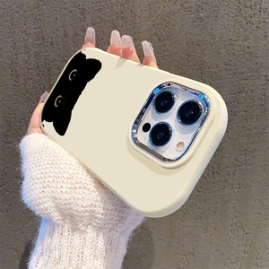 เคสโทรศัพท์สำหรับ iPhone 15 14 13 16 17 PRO MAX อุปกรณ์เสริมมือถือลายแมวสีดำน่ารัก - Product Image 2
