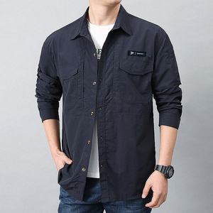 Camisas Resistentes para Pesca, Caza y Senderismo al Aire Libre, Cuatro Bolsillos en el Pecho, UPF50+, Secado Rápido y Transpirables, Esenciales para Pescadores - Product Image 2