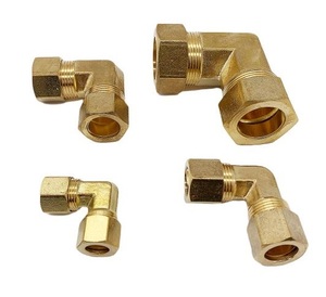 Raccords de compression en laiton forgé de qualité standard, coudes de <span class=keywords><strong>plomberie</strong></span> <span class=keywords><strong>1</strong></span>/<span class=keywords><strong>2</strong></span>" DE, connexion mâle à tête hexagonale, marque HT, classe 150 - Product Image 4