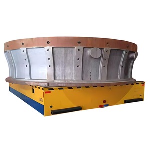 Carro Eléctrico Plano Dirigible de 2t 360 °   Carro de Plataforma Plana <span class=keywords><strong>AGV</strong></span> con Dirección Flexible para Transferencia de Materiales en Plantas - Product Image 3