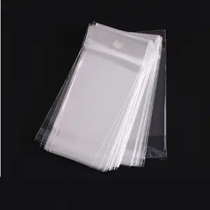 Transparency Plastic Cookie Packaging Bag Wrapper OPP Self Adhesive Bags