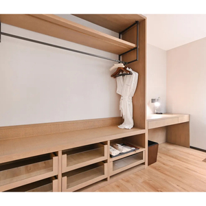 Su misura di alta qualità mobili commerciali Hotel camera per gli ospiti Set camera da letto moderna camera Standard Set mobili Hotel - Product Image 6