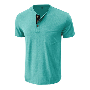 T-shirt en coton rayé noir personnalisé brodé pour homme, short en élasthanne à manches longues de haute qualité pour homme - Product Image 5