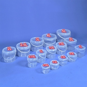 Tasses seau transparentes personnalisées de qualité alimentaire 32 OZ PP pour boisson yaourt lait thé fruits avec autocollants gratuits en stock - Product Image 2