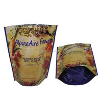 Vente directe fabricant : Sachet refermable thermoscellable transparent givré, résistant à l'humidité, pour noix de cajou et aliments pour animaux, avec impression en héliogravure