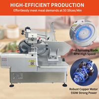 Stock américain Machine à découper la viande Trancheuse à viande Trancheuses à viande commerciales Trancheuse à viande électrique automatique pour la vente au détail