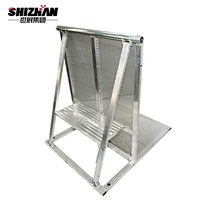 Barrières de foule pliables de scène Barrières de protection en aluminium Support de barrière de contrôle de foule de concert OEM