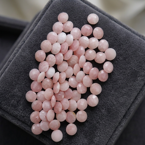 พลอยโอปอลสีชมพูธรรมชาติทรงบริโอเลตต์เจียระไนคุณภาพสูง พลอยทรงหยดน้ำ จำหน่ายราคาส่ง มีบริการสั่งซื้อจำนวนมาก - Product Image 1